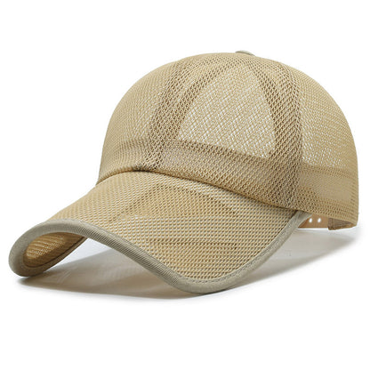 Men's And Women's Fashion Outdoor Full Mesh Breathable Hollow Baseball Hat