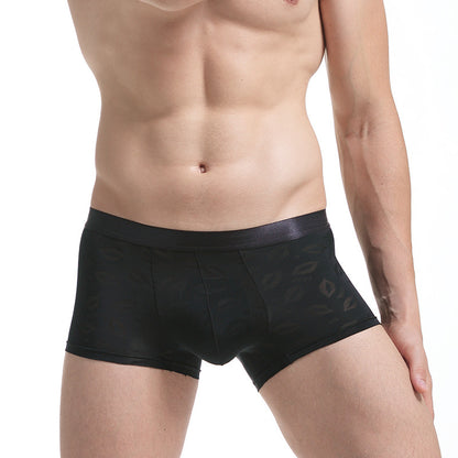 Breathable Sweat-absorbent Nylon Mercerized Underwear Men