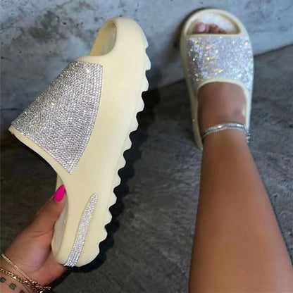 Women's Diamond Platform Sandals