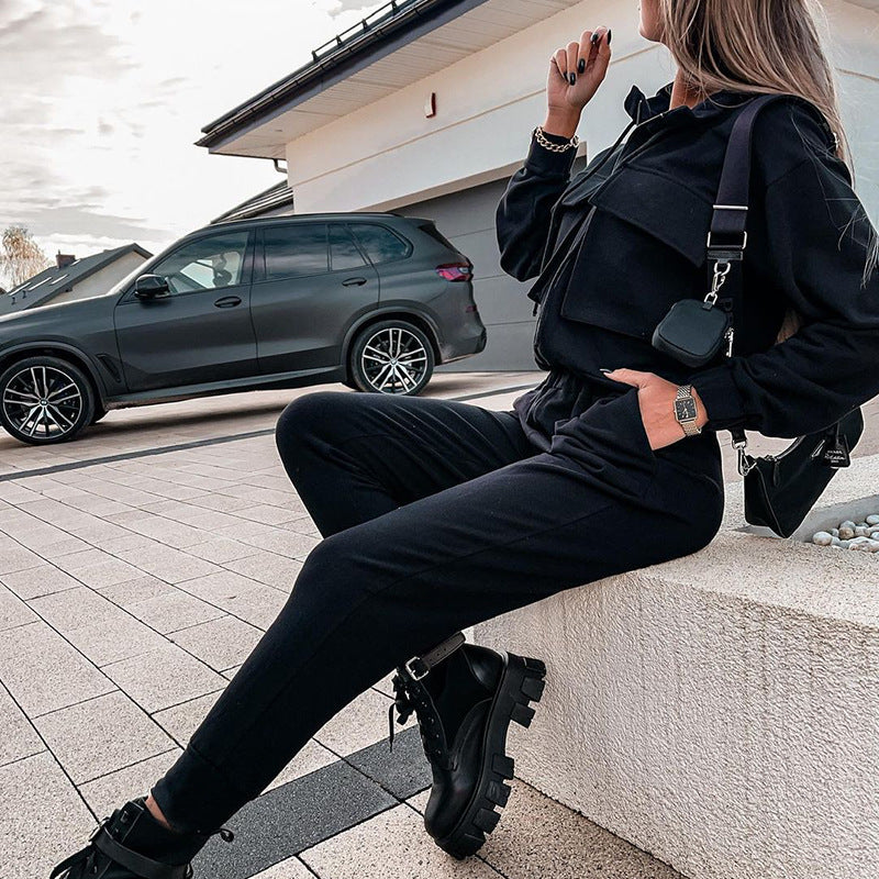 Ensemble Deux Pièces de Sport noué à la Cheville