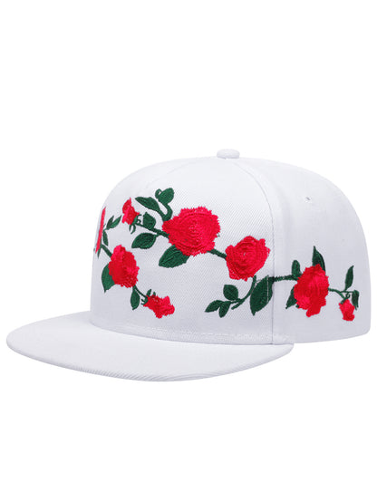 Casquette Hip-hop brodée en pur coton pour homme