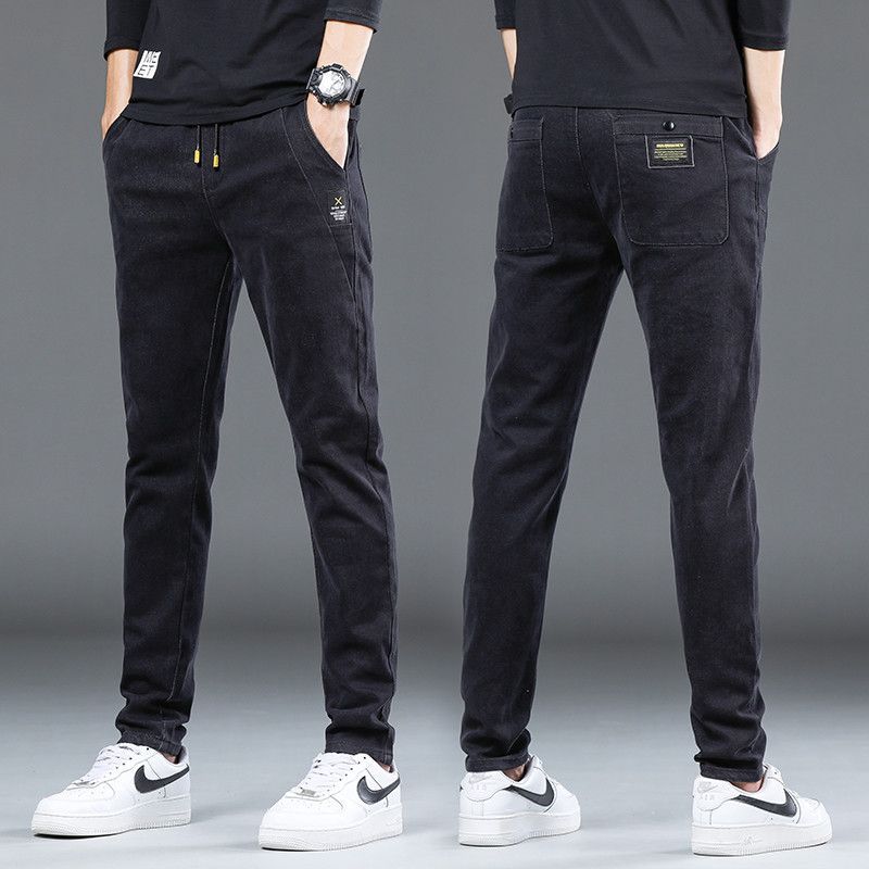 Stretch Denim Casual Men's Trousers Thin