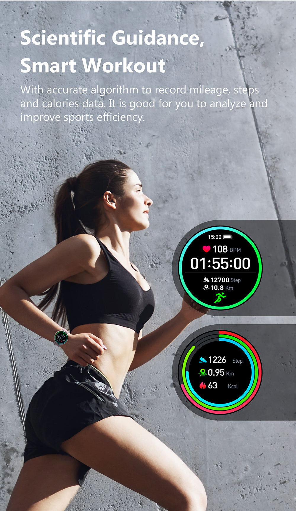 KW66 Waterproof Sport Fitness Tracker