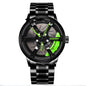 Men's And Women's Fashion Creative Wheel Waterproof Watch