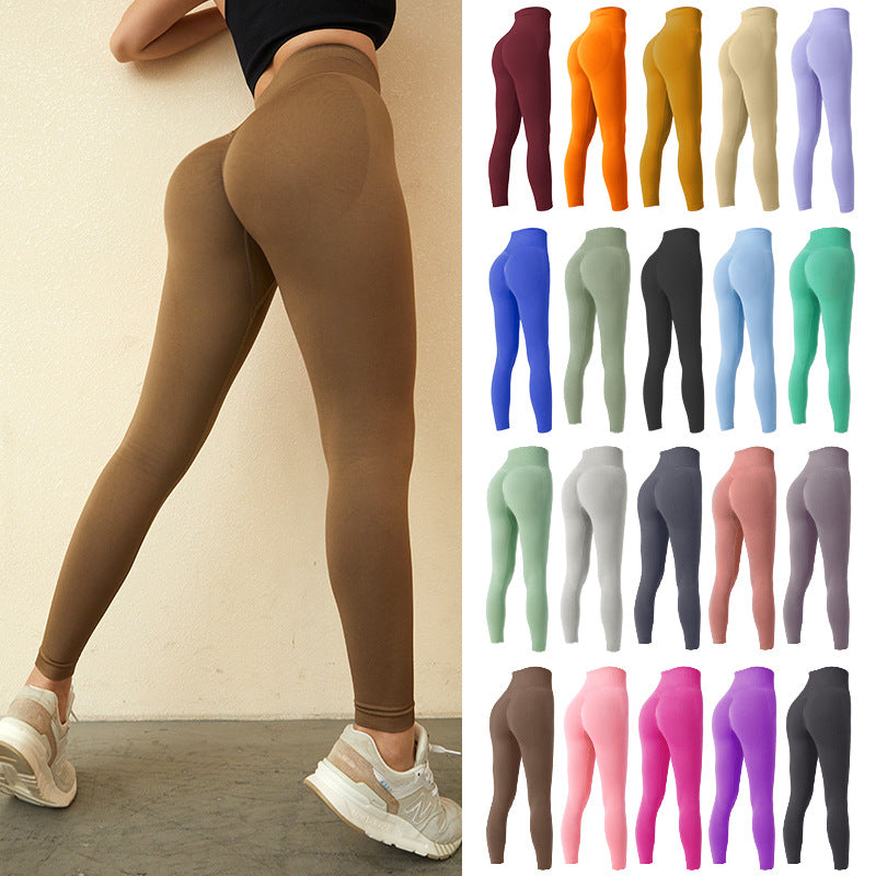 Leggings sans couture pantalons de Yoga contrôle du ventre